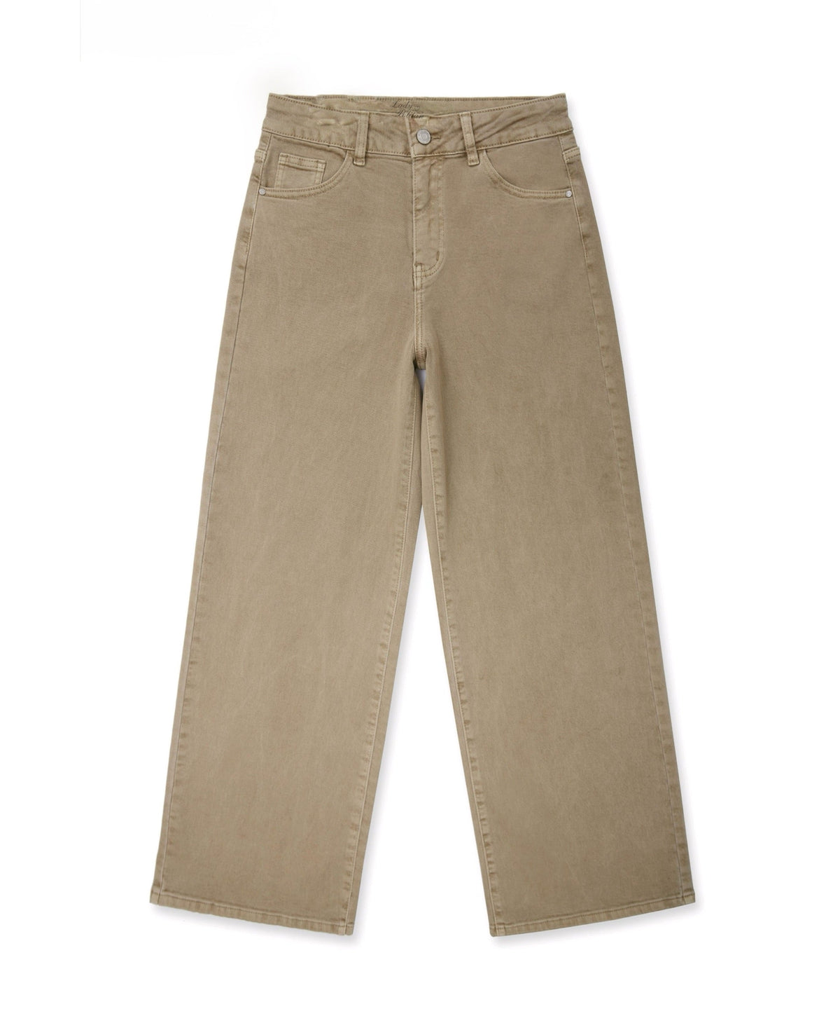Jeans Harbi in Camel - Wide-Leg in Denim-Optik, Farbe: Camel, Ansicht 5