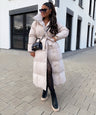 Parka Toronto in Beige - langer Schnitt mit Kapuze, Farbe: Beige, Ansicht 1